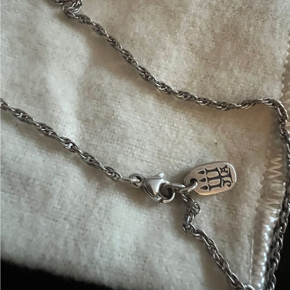 James Avery Victorian Pearl 17” necklace - Retired Solid 925 Sterling - Picture 2 of 3